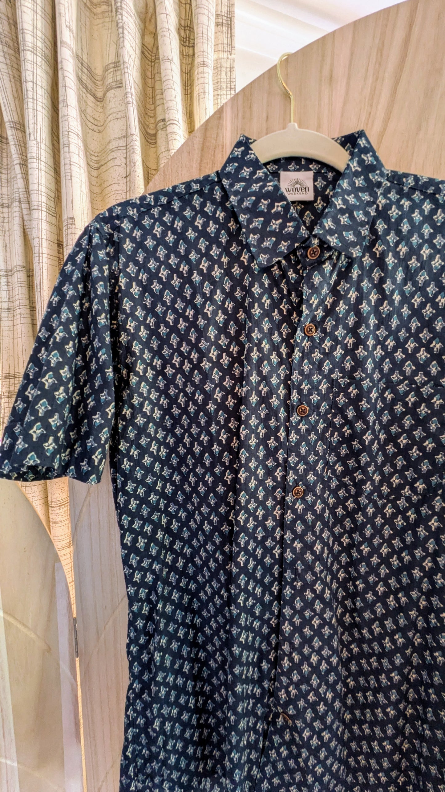 Short-sleeve Collared Shirt