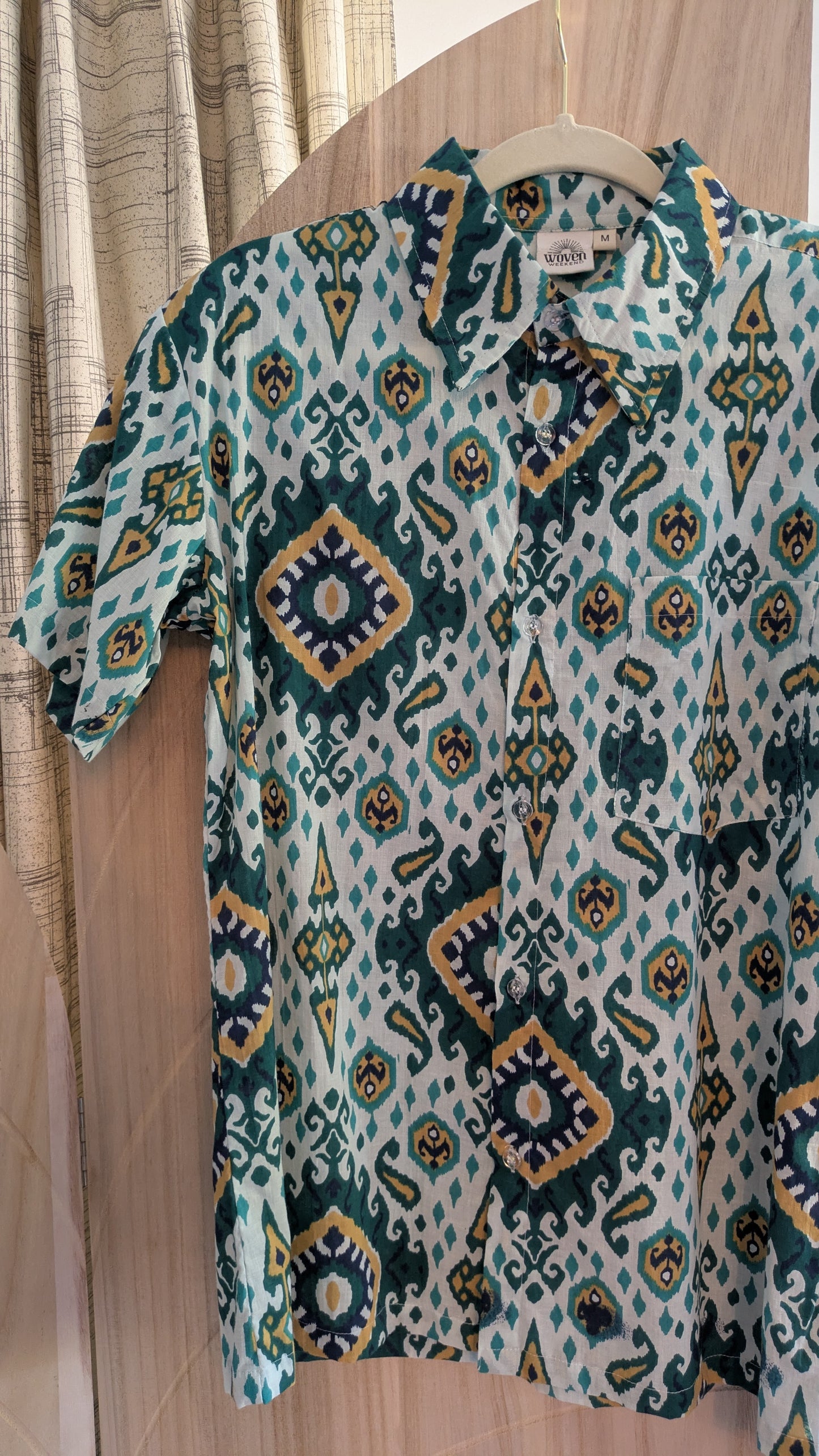 Short-sleeve Collared Shirt