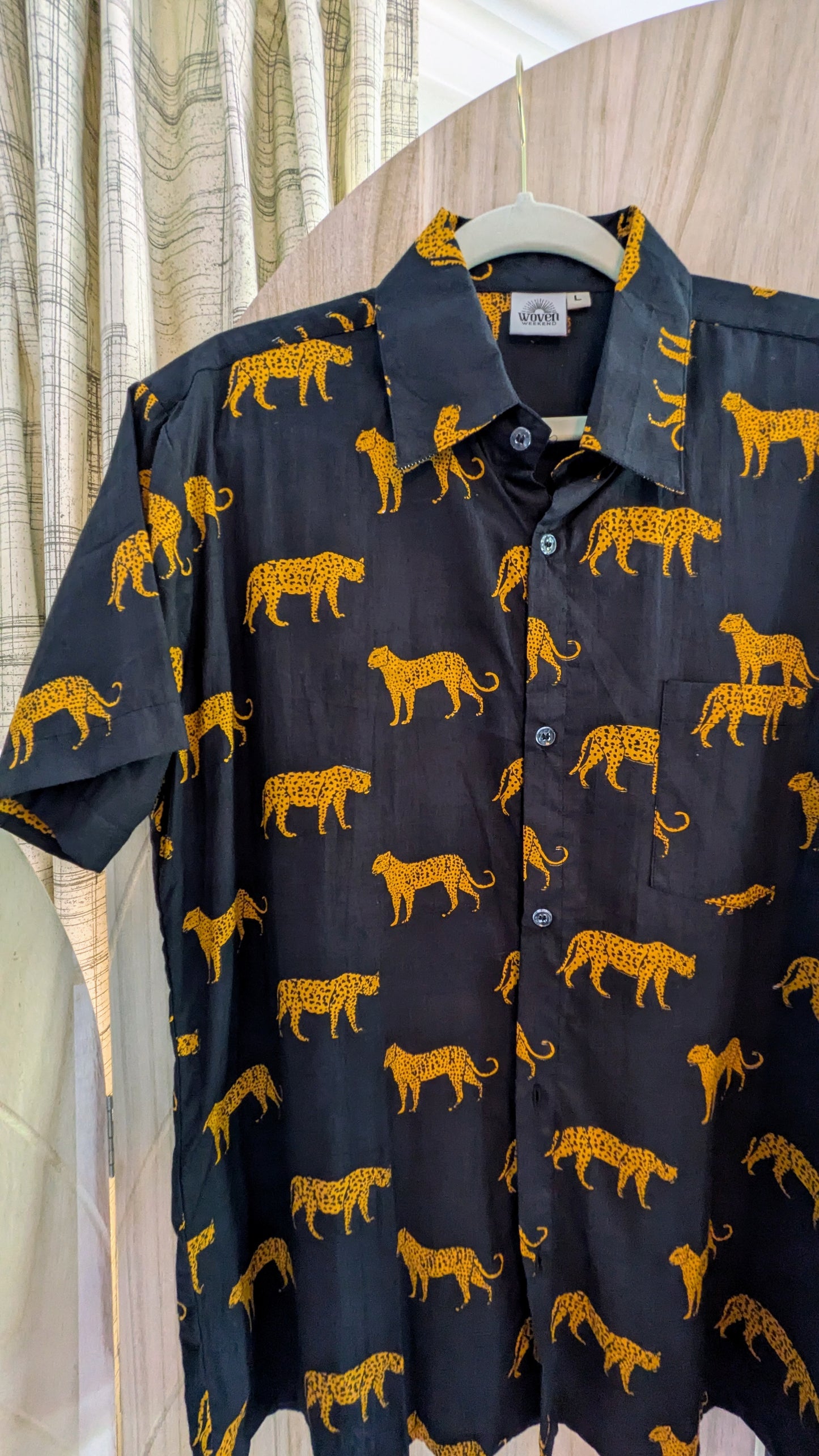Short-sleeve Collared Shirt