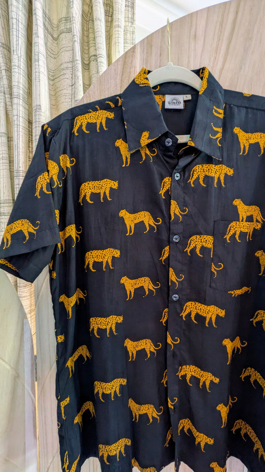 Short-sleeve Collared Shirt