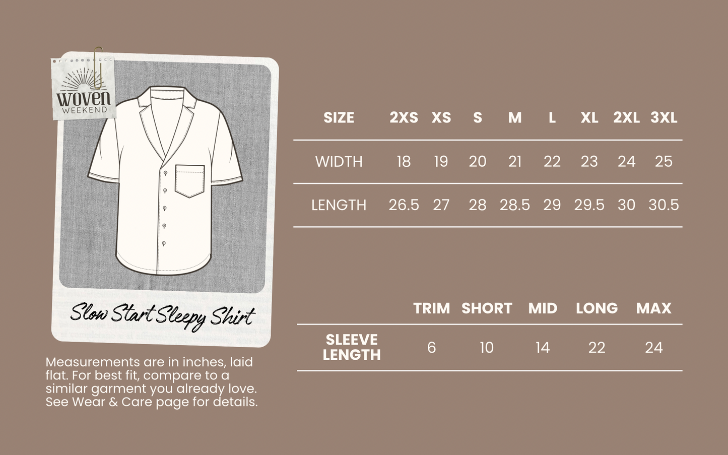 Slow Start Sleepy Shirt • Signature Cotton
